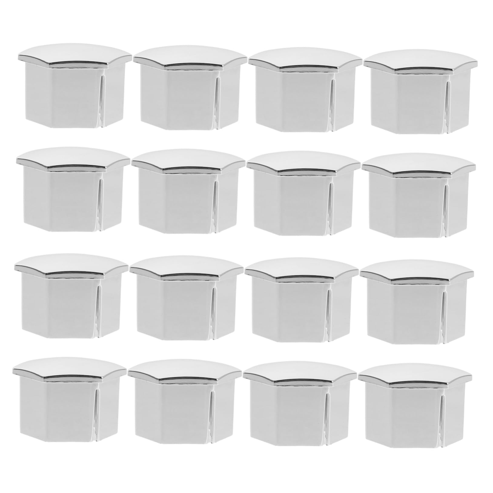 Cabilock 20 Pcs Hexagonal 17mm Lug Nut Covers: Easy Installation Car Wheel Nut Caps - Electroplated Plastic with Removal Clip for All Vehicles