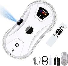 Robô Limpador De Janelas De Vidro, Robô De Limpeza De Janelas Com Controle Remoto, Aspirador RobóTico De Limpeza De Janelas De 3 Modos, Para Ladrilhos De Janelas Externas/Internas