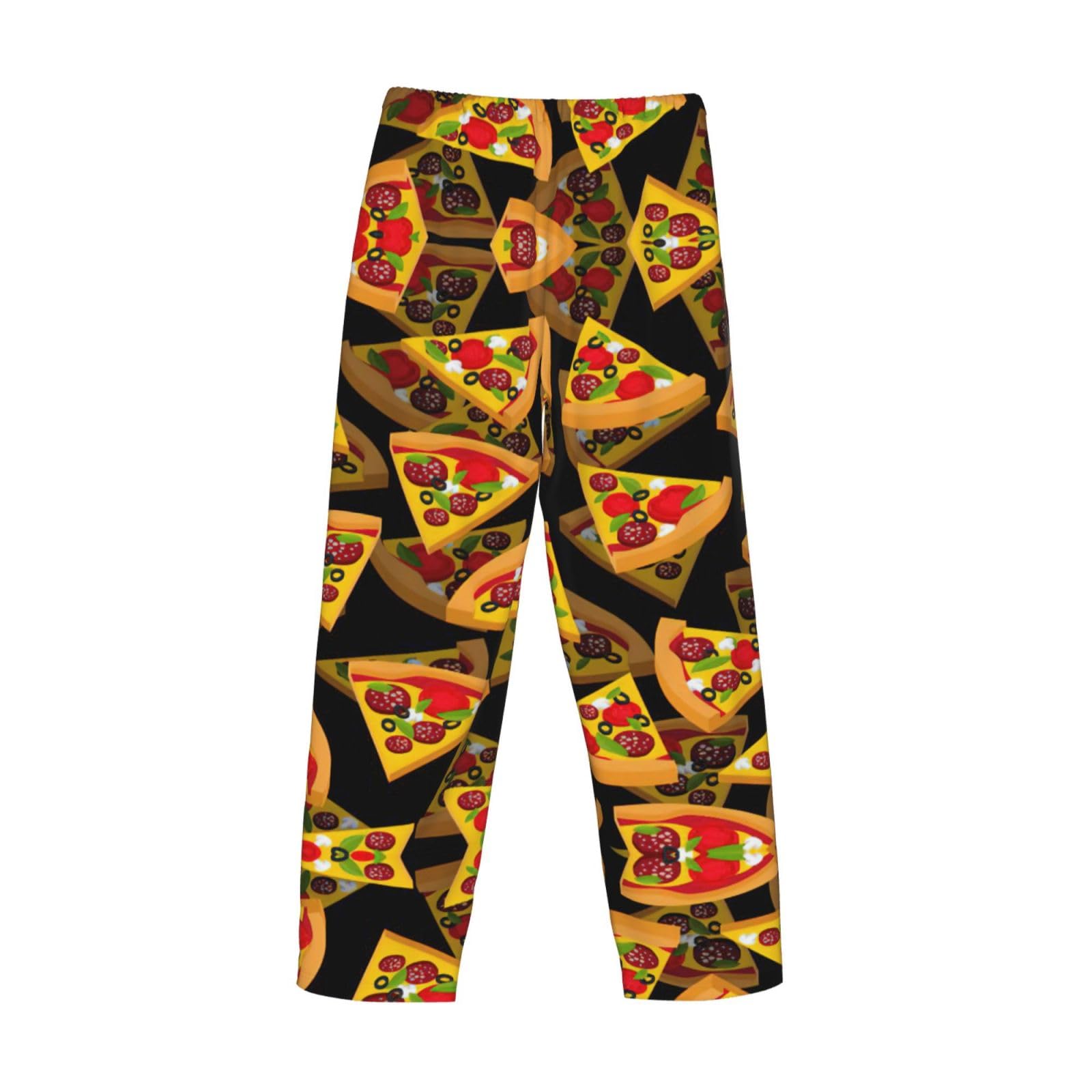 Pantalon de pyjama 3D Pizza pour homme avec poches latérales