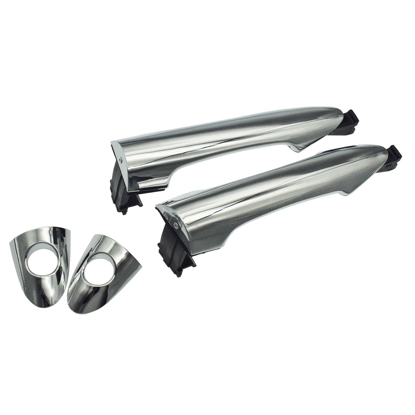 CCQDGMD Chrome Outer Door Handle 82651-1Y000 82661-1Y000 83651-1Y000 83661-1Y000 for Kia for picanto 2011-2016(Front Side)