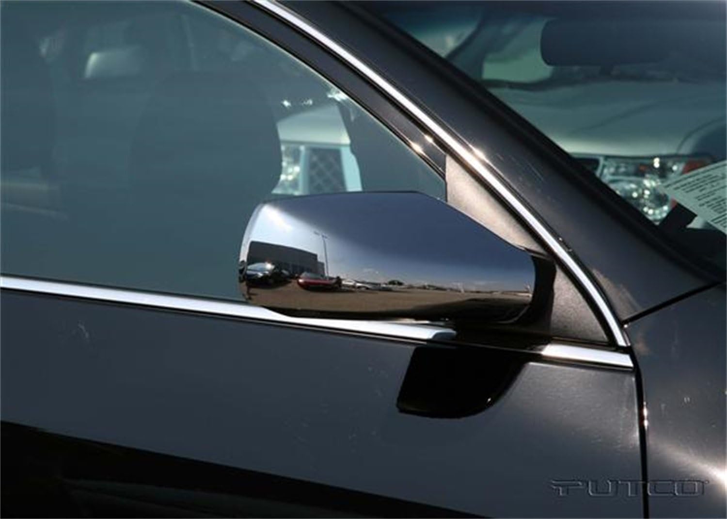 Putco 400115 Chrome Mirror Overlay for Select Nissan Models