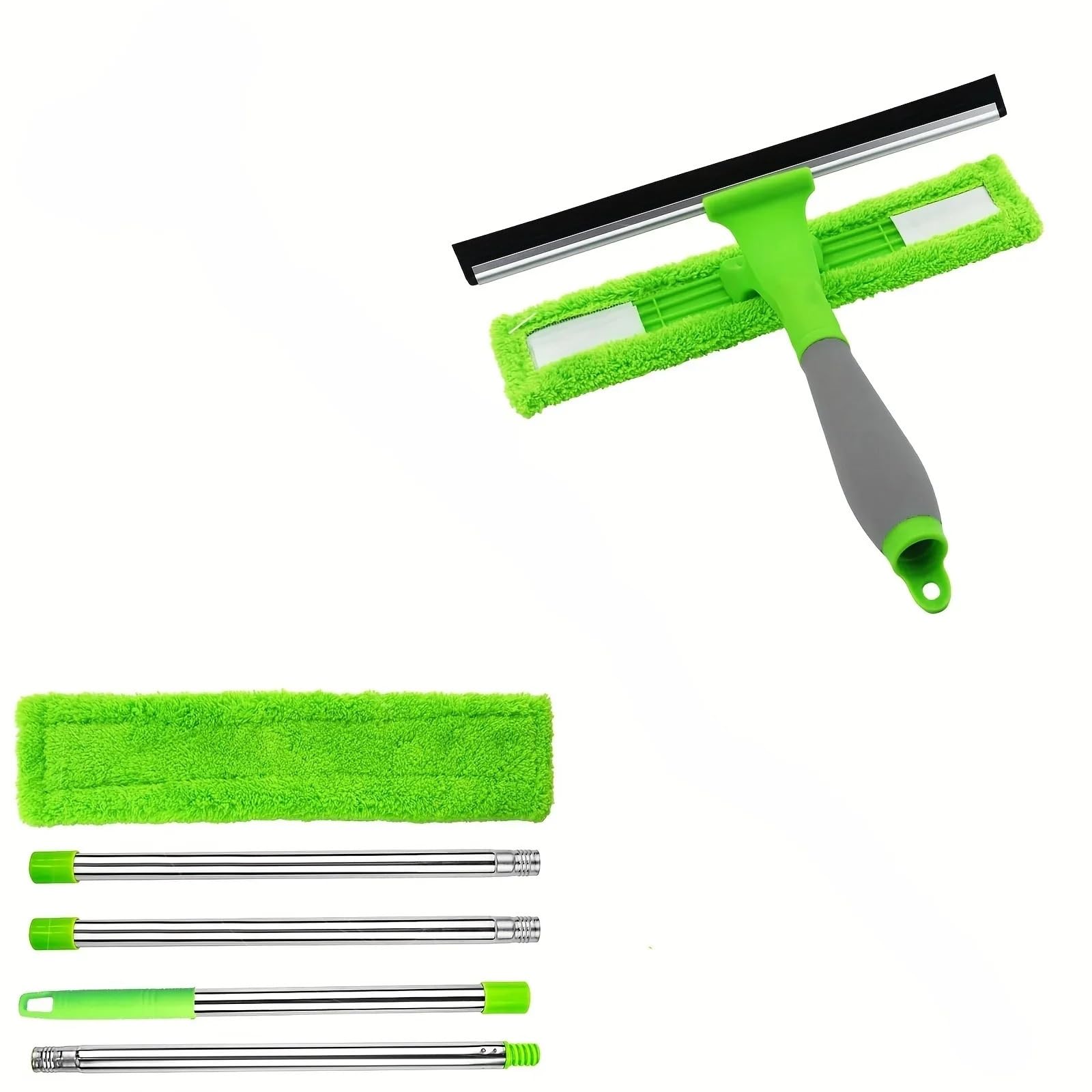 Shower Squeegee For Glass Doors 1set Household Windows Telescopic Glass Wiper Sponge Retractable Windshield Squeegee Cleaning Car Door