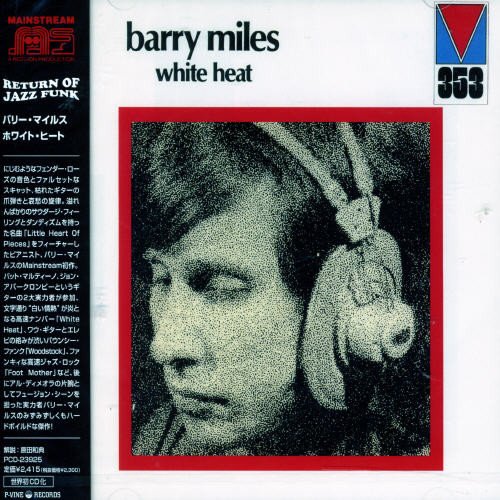 BARRY MILES - White Heat - Disque CD