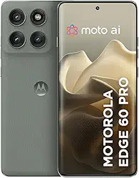 Smartphone Motorola Edge 60 PRO 5G - 512GB 24GB (12GB RAM+12GB Ram Boost) Tela Quad-Curve moto AI 50MP Sony Camera ultrarresistencia militar IP68 + IP69 - Cinza
