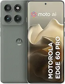 Smartphone Motorola Edge 60 PRO 5G - 512GB 24GB (12GB RAM+12GB Ram Boost) Tela Quad-Curve moto AI 50MP Sony Camera ultrarresistencia militar IP68 + IP69 - Cinza