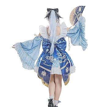 Amazon.co.jp: [エルフ森林] コスプレ 衣装 神里綾華 かみさと