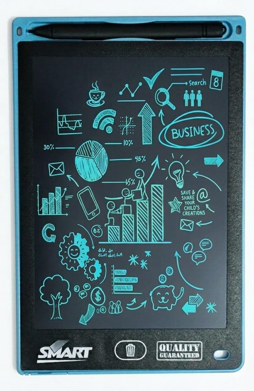 8.5 inch LCD Writing Tablet, Digital Drawing Pad for Kids | One-Click Erase & Screen Lock | Electronic Notepad for Notes and Sketches (Multicolour, Pack of 1)-image-14