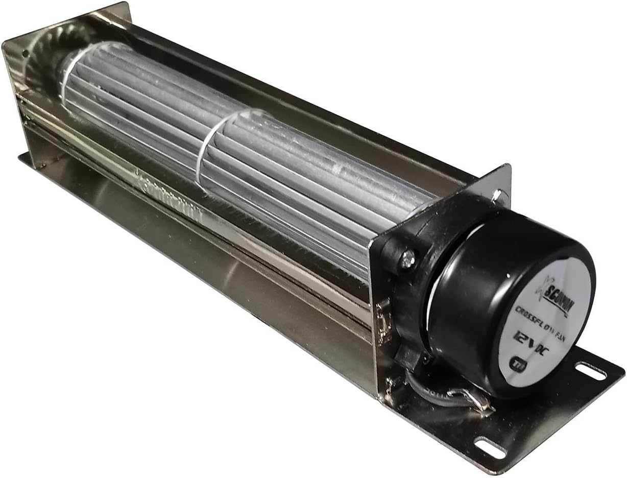 Xscorpion TF8 8-Inch Cross Flow 12-Volt Cooling Fan with Mounting Tabs