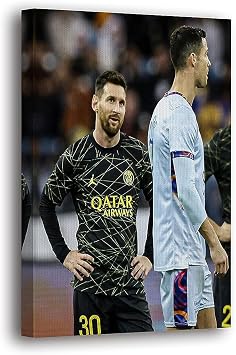 SpiritualHands                 MESSI LOOKS RONALDO 40  x 60  -