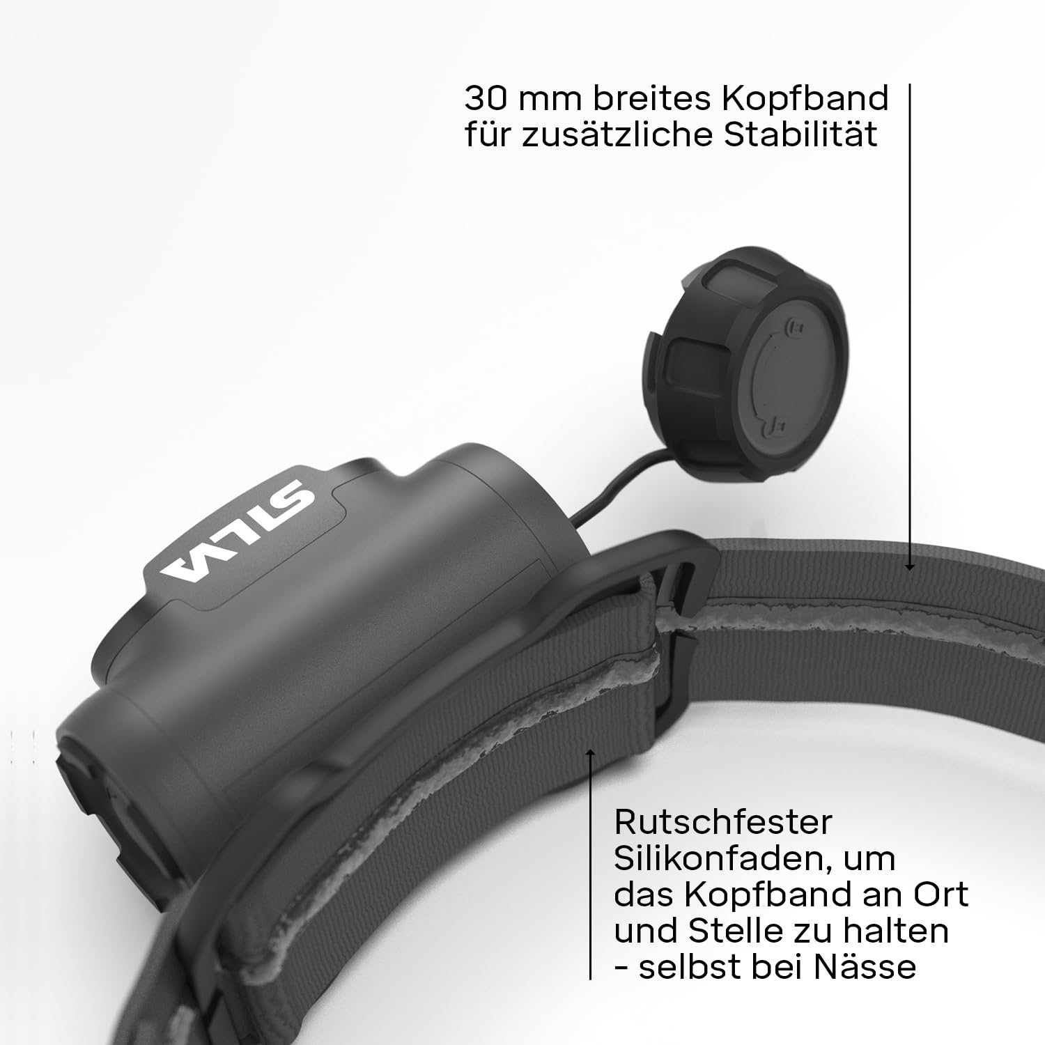 Silva Stirnlampe Aufladbar mit USB - Explore 4RC - 400 Lumen Stirnlampe Akku - 3 Helligkeitsstufen & 3 LED-Farben Kopflampe Rotlicht - Für Outdoor & Sport