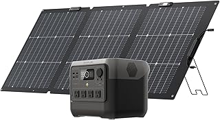 EF ECOFLOW Solar Generator River 2 Pro 768Wh Portable Power Station & 160W Portable Solar Panel LiFePO4 Battery 70 Min Ful...
