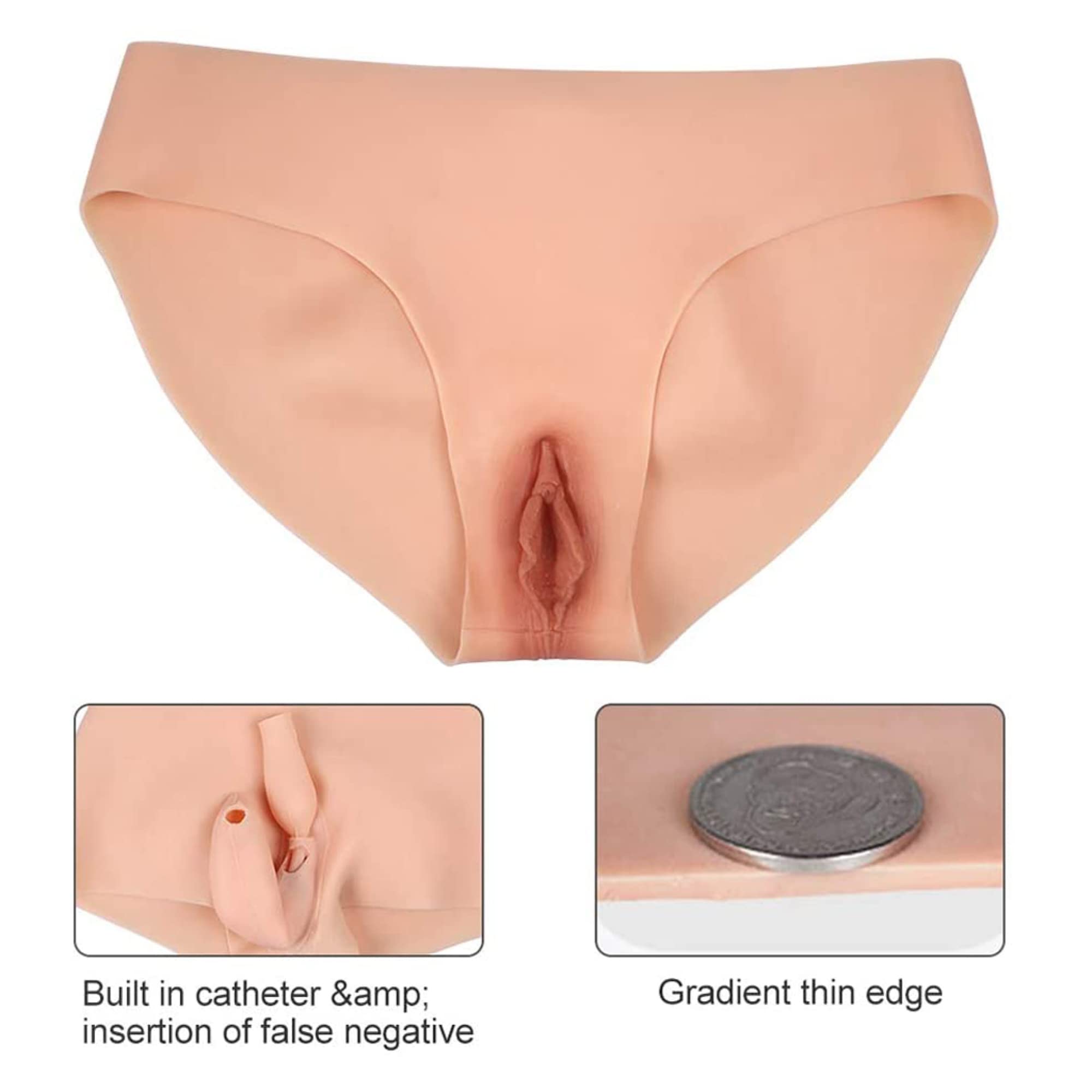 RIEZRS Silikon Po-Former Shorts - Versteckte Gaff Unterhose Für Ladyboys & Crossdressing