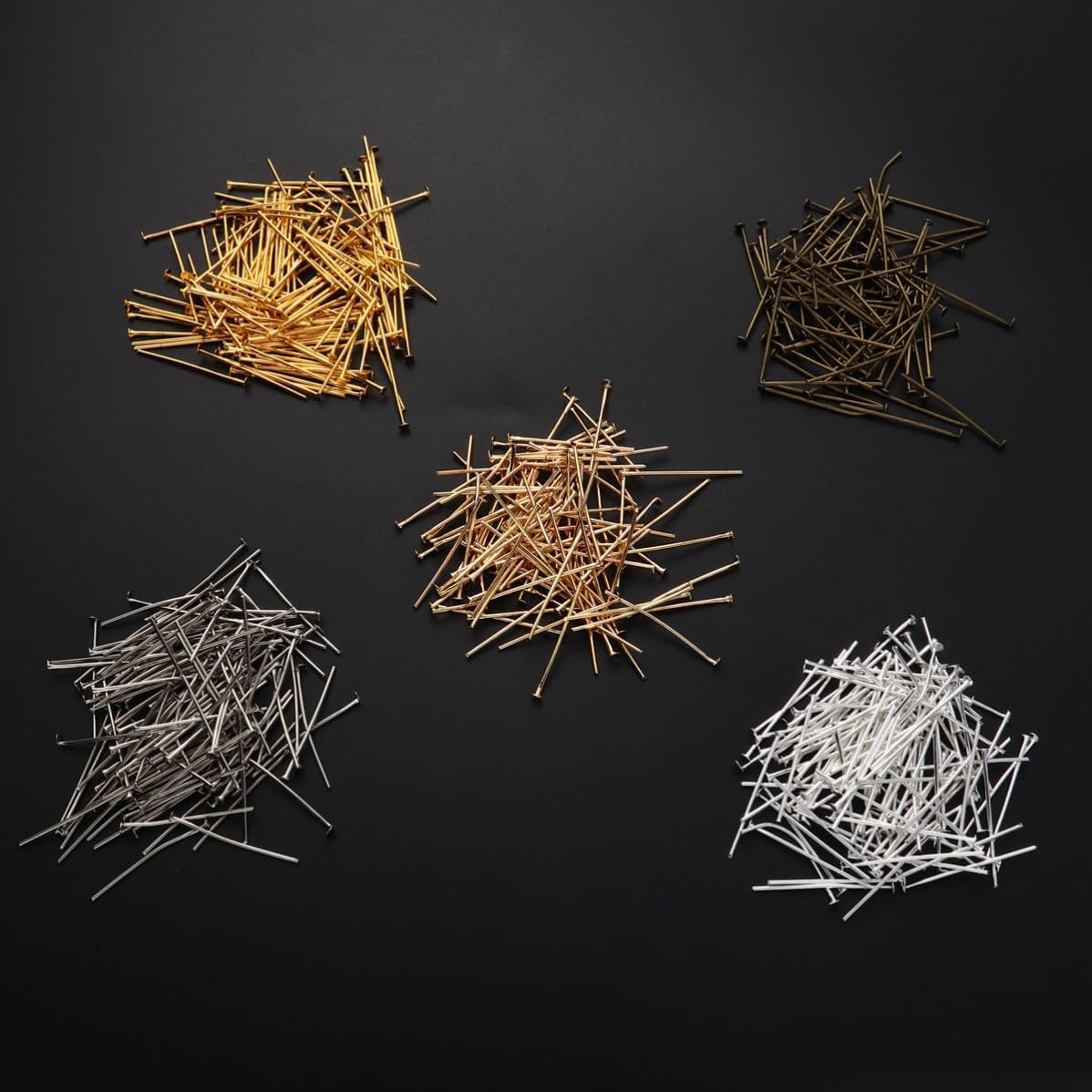 5 Packs Alloy T Shape Pins DIY Jewelry Making