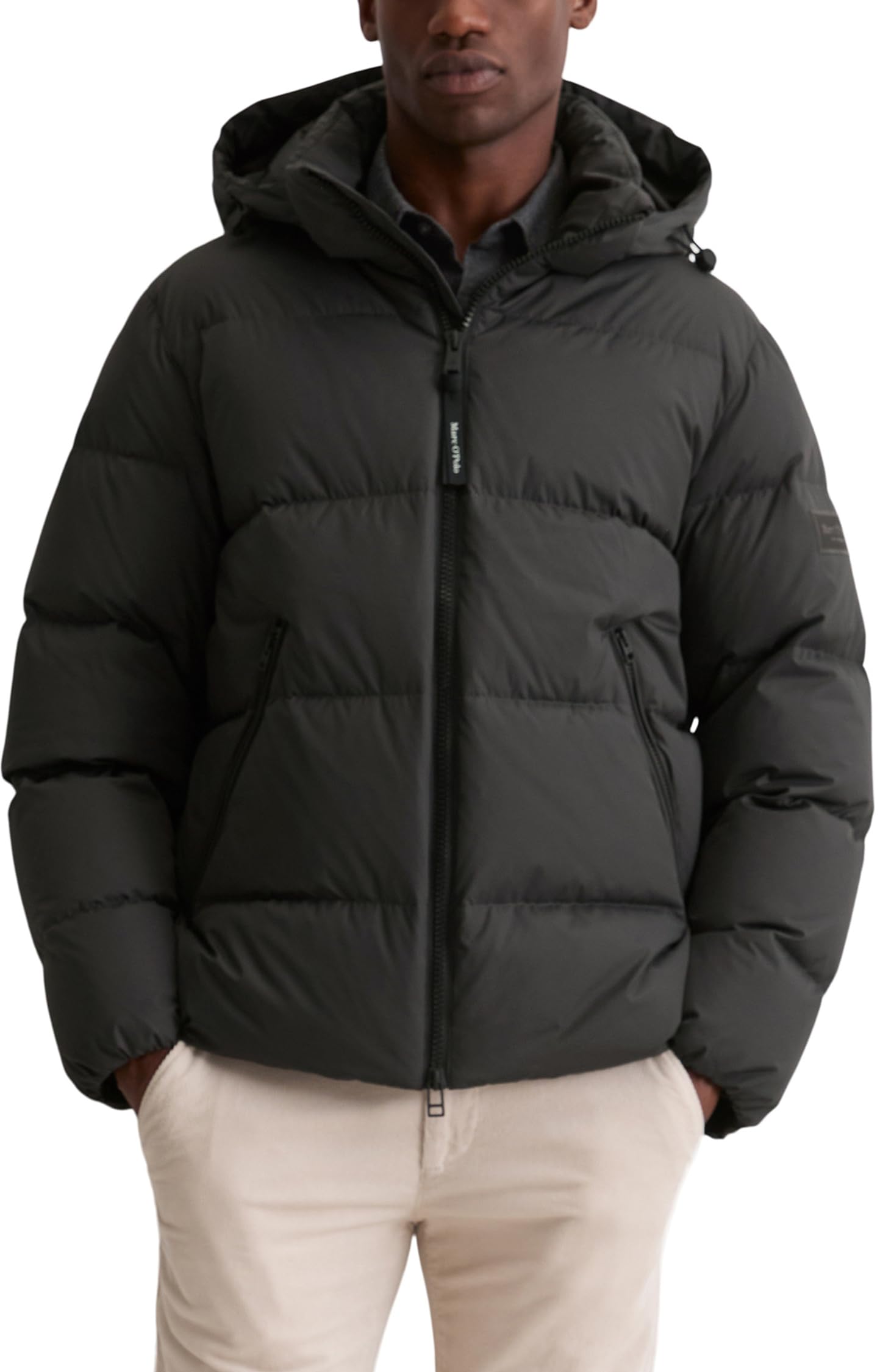 Marc OߴPolo Herren Daunenjacke mit abnehmbarer Kapuze Regular Fit