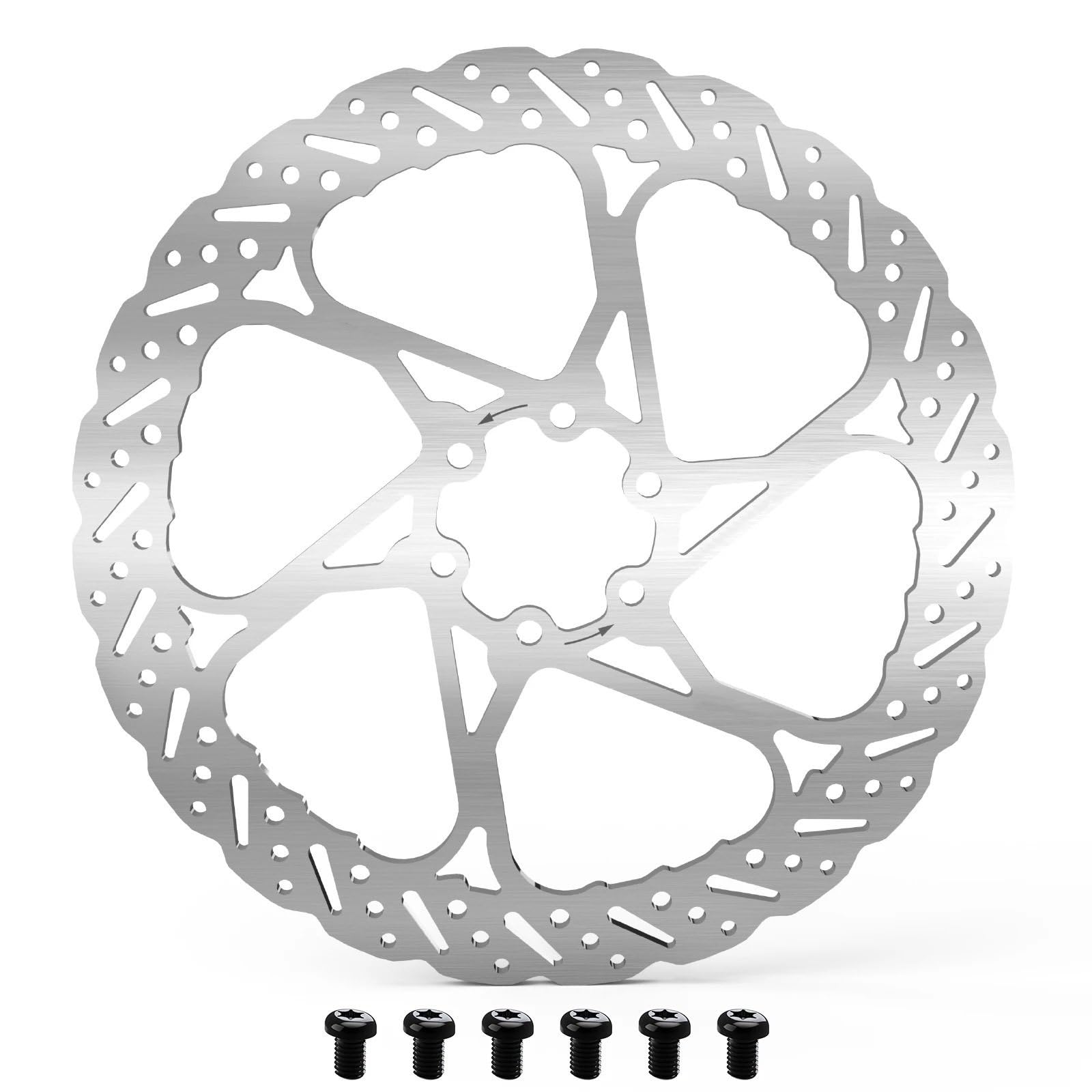 Tarcza hamulcowa do motocykla Pasuje do hydraulicznych tarcz hamulcowych SHIMANO rowerowych Ultralekki rowerowy wirnik hamulca tarczowego(1PC 203MM)