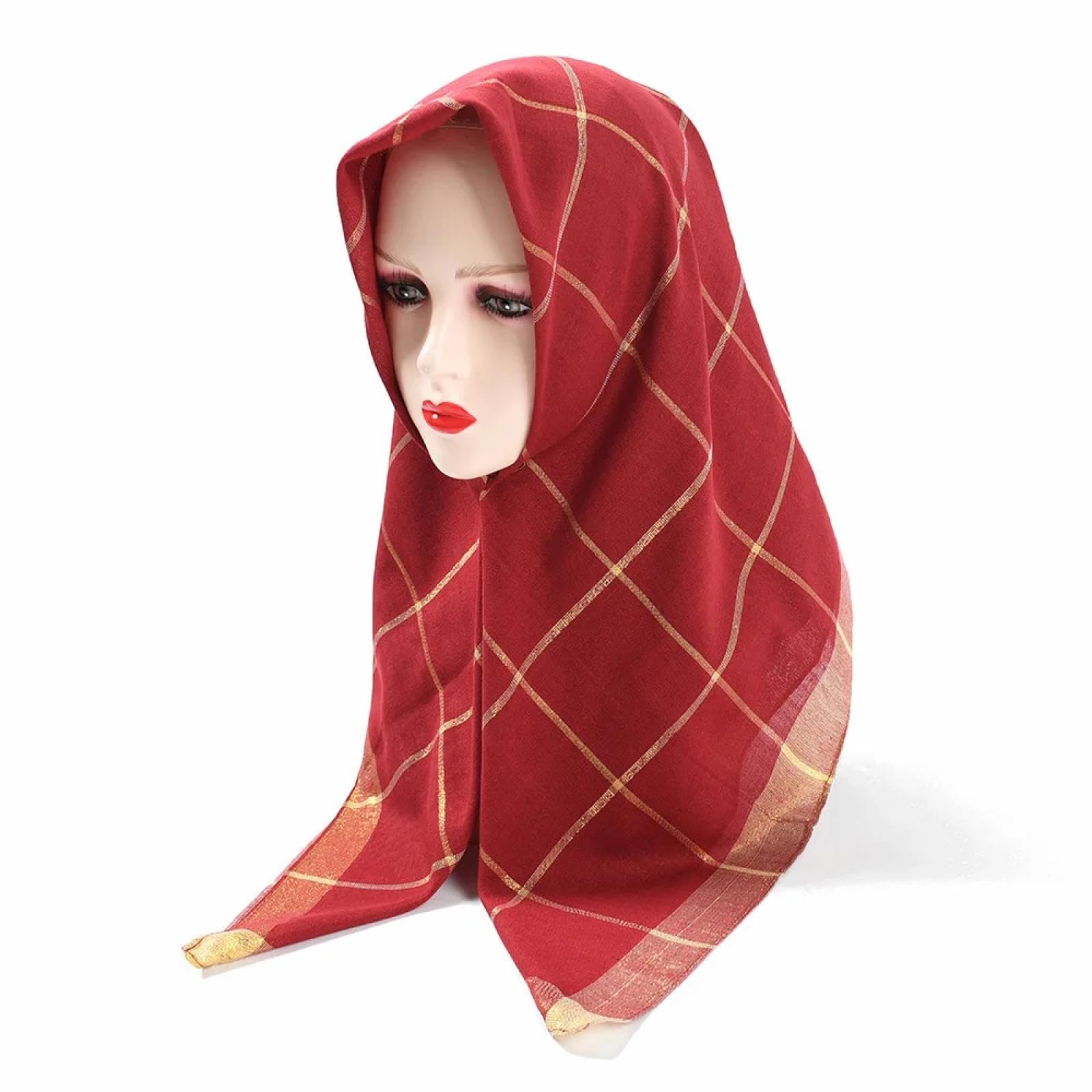Écharpe Dorée Unie Pour Femme – Carré 60x60cm Imitation Soie | Accessoire Tendance | Professionnel & Élégant