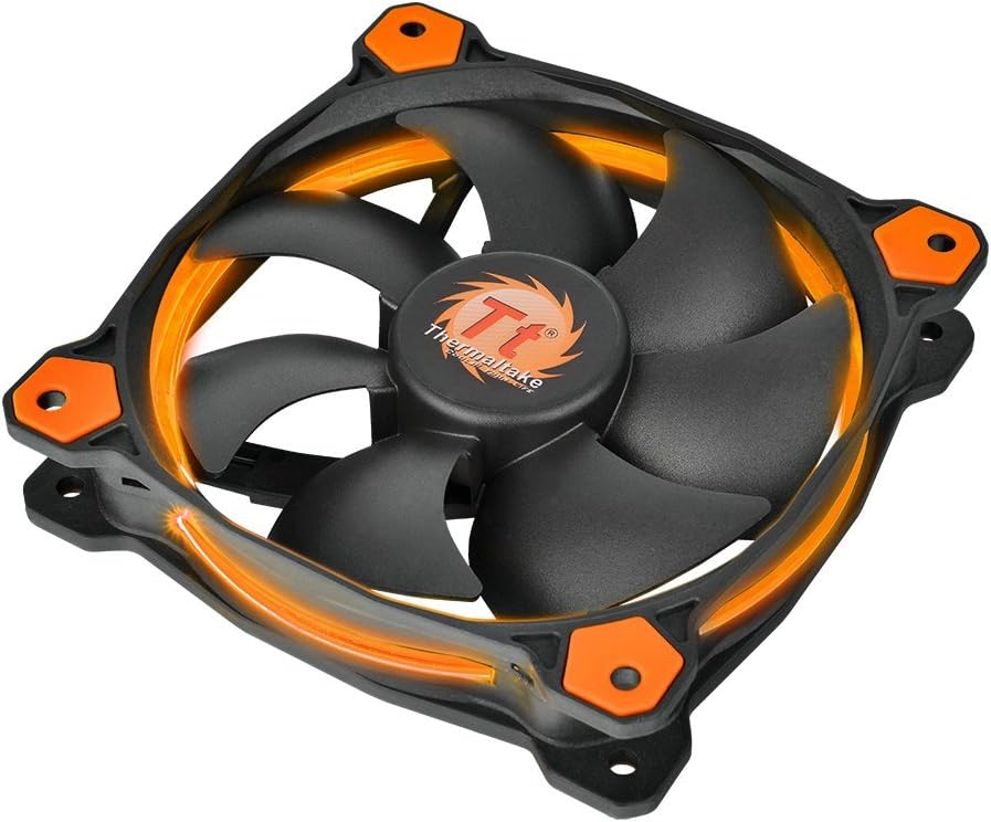 Thermaltake Ring 12 High Static Pressure 120mm Circular LED Case Radiator Cooling Fan thumbnail 4