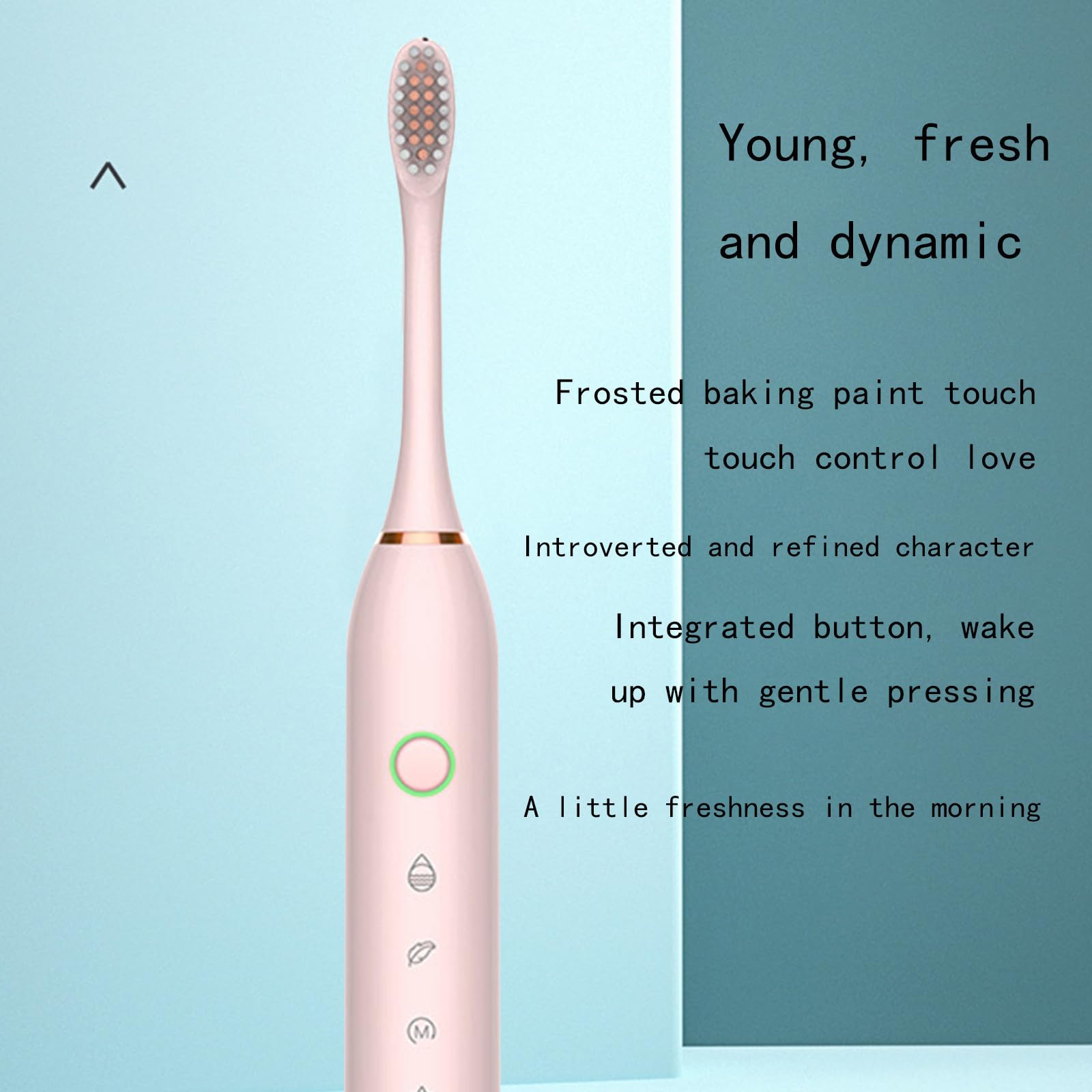 Amazon.co.jp: Vikakiooze 電動歯ブラシ 電動歯ブラシ ブラシヘッド8個