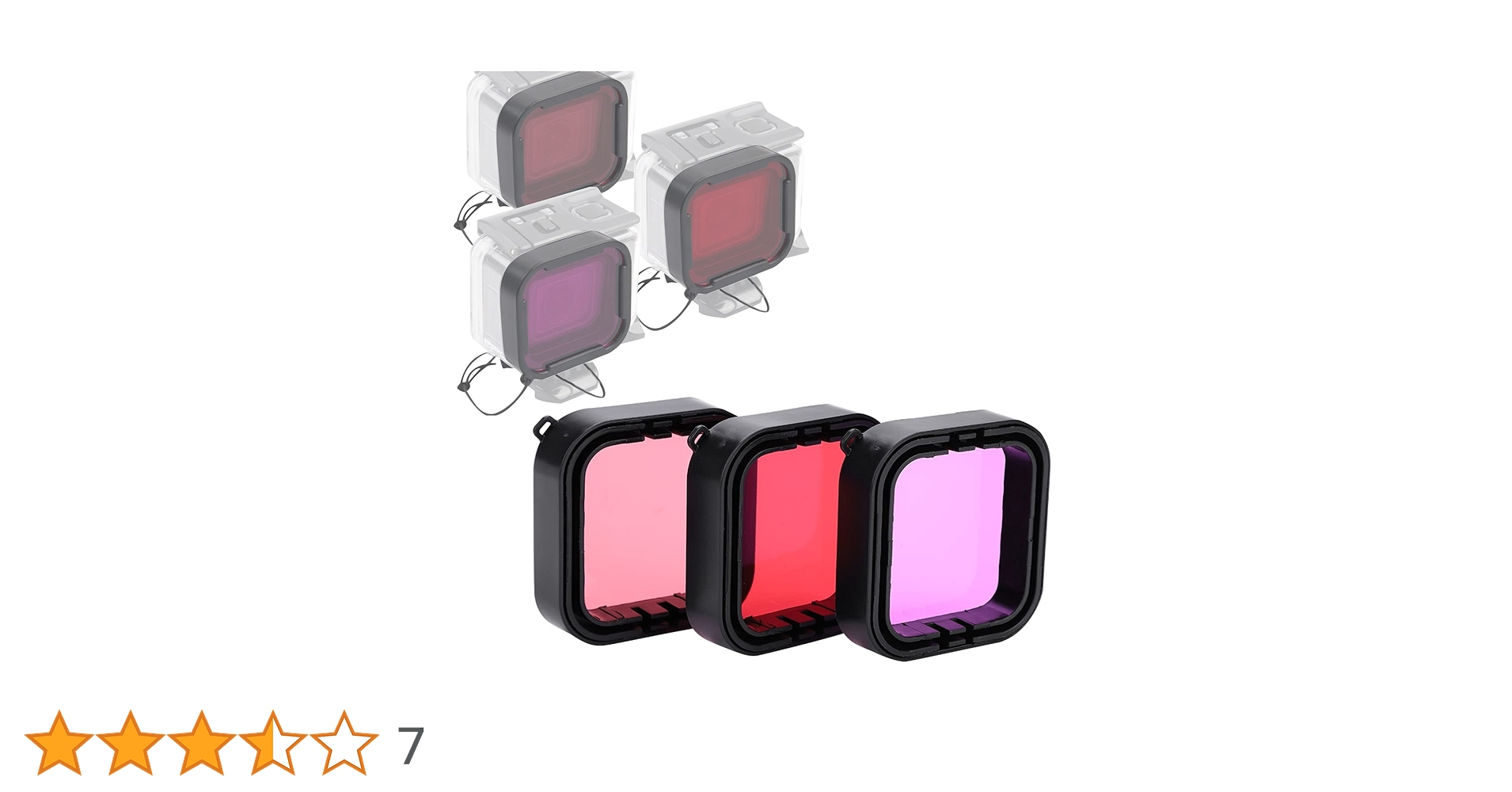Amazon | GoPro Hero用ダイビングフィルター、 Gopro Hero5/6用3