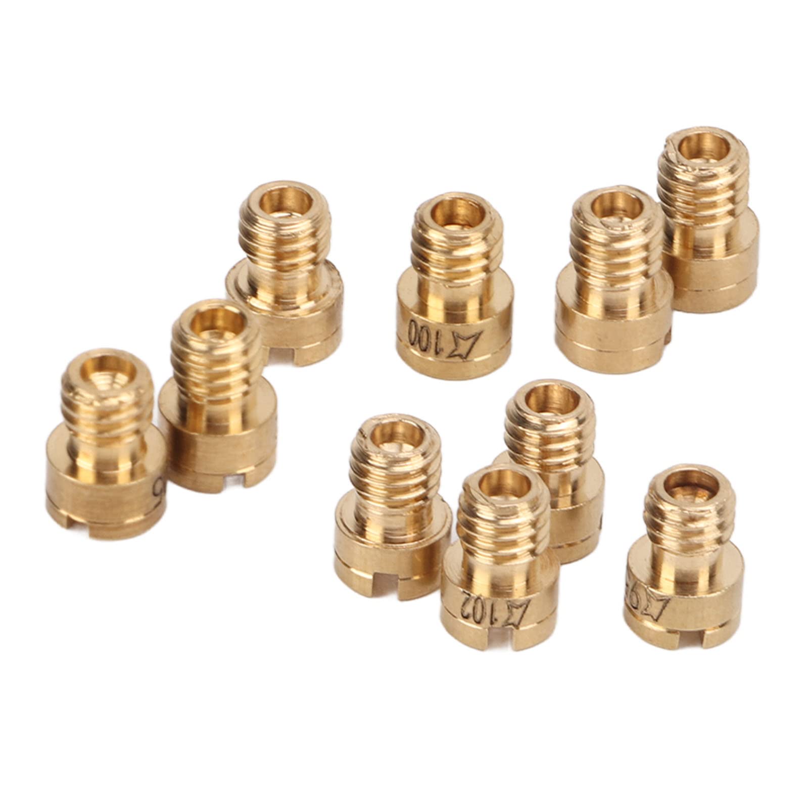 Carburetor Jet Kit, 10 Pcs Main Jet Carburetor Carb Main Nozzle 82‑105 for GY6 139QMB Scooter Moped Carburetor Accessories carburetor accessories carburetor accessories