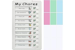 My Chores Kids Checklist: Reusable Chore Chart for ADHD and Upgraded Planning