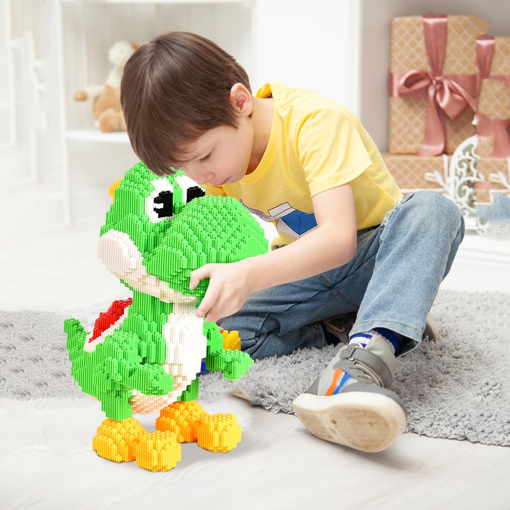 TYONUEYS Bausteine Building Blocks Sets, Micro Konstruktionsspielzeug Modellbausatz Erwachsene, 3D Mini Puzzle Kinder Educational Toys Gift for (7050 Block)
