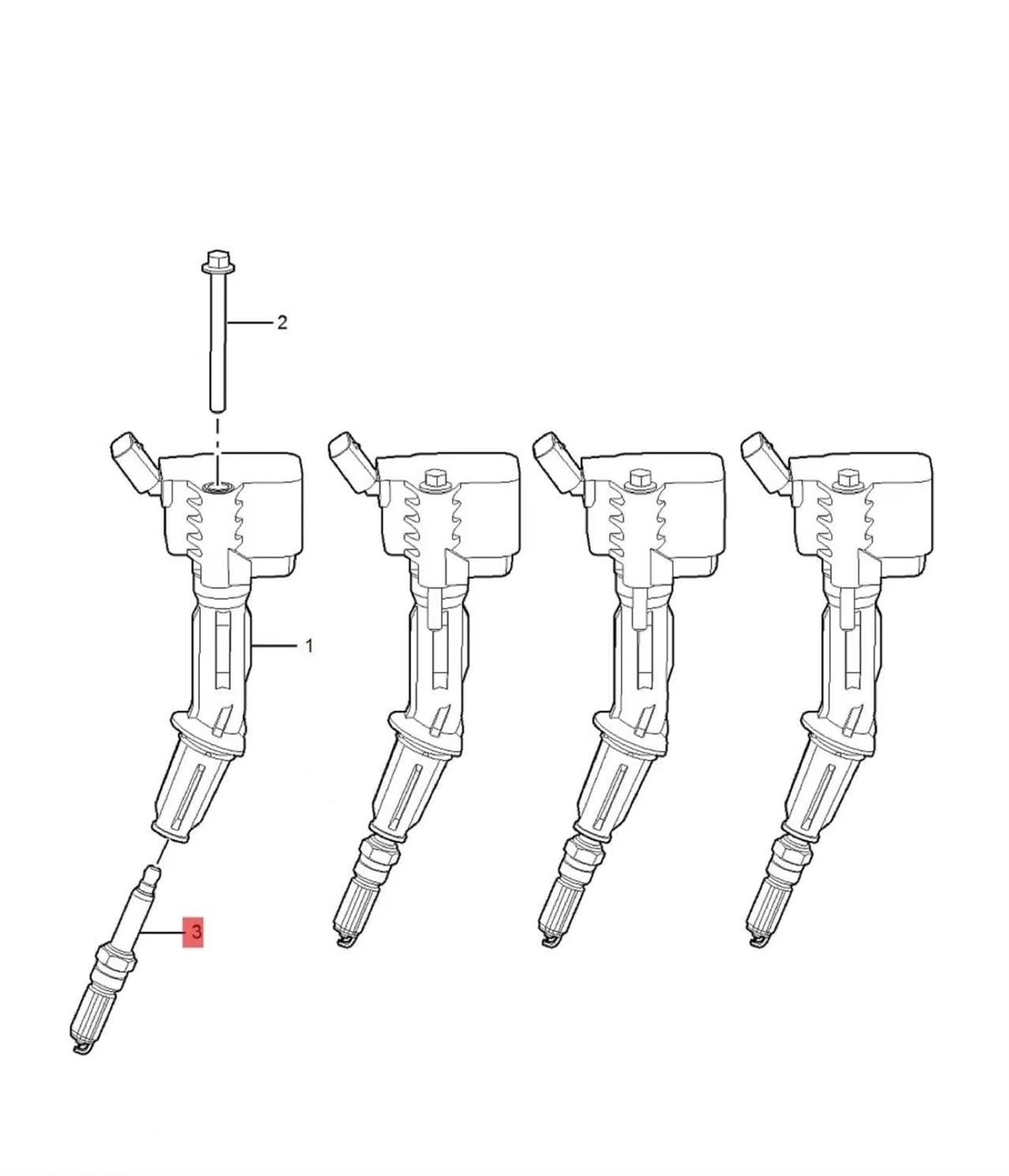 Klucz dynamometryczny do świec zapłonowych do samochodu (4 części/partia), 2 modele, zestaw świec zapłonowych, kompatybilny z ROEWE I5, I6, nowe MG5, MG6, 1,5 l, 1,5 T, części silnika Autocar 10427930