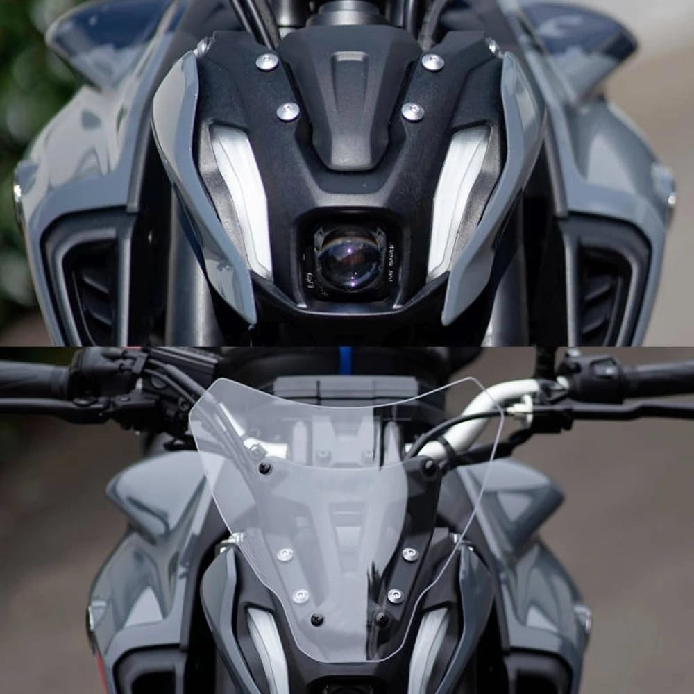 Parabrezza Adatto per Yamaha MT-07 MT07 MT 07 Mt07 2021 2022 Accessori per moto Parabrezza Parabrezza Deflettore aria