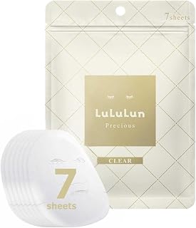 Lululun 7EA Anti Aging Face Mask for Women & Men Uneven-Toning, Dull Skin, Moisturizing Face Mask Sheet by Vitamins, Perilla& Avocado Extract, Japanese Face Masks Skincare& Sheet Mask, PRECIOUS CLEAR