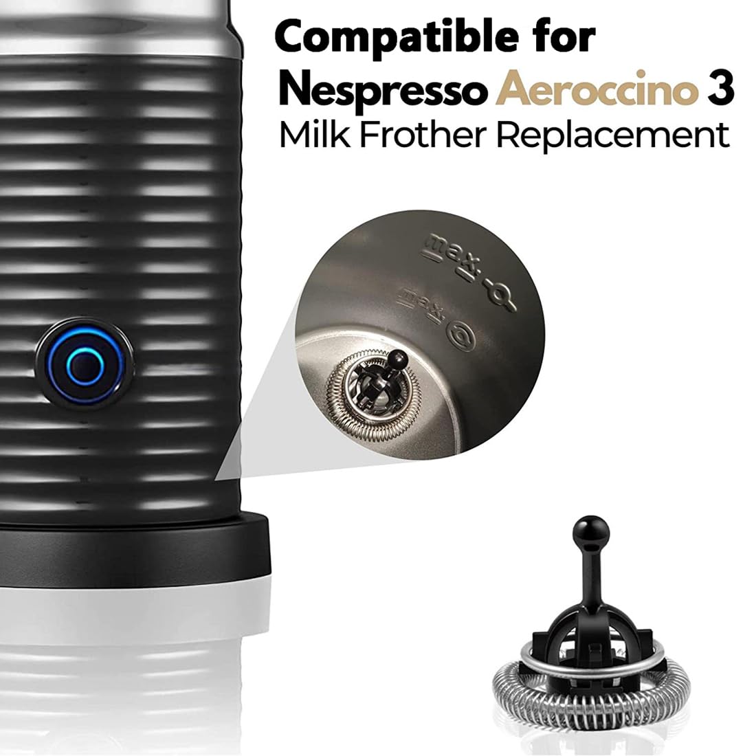 Nespresso Aeroccino 4 ミルク泡立て器 Amazon.com: Nespresso Aeroccino 4 Milk Frother: Home & Kitchen