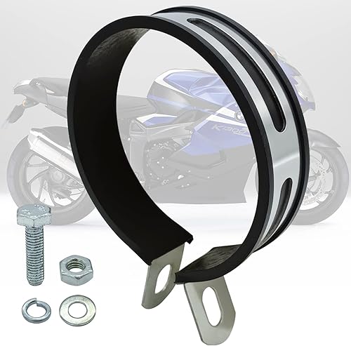 Soporte universal de tubo de escape de motocicleta semicircular, soporte de tubo de escape de motocicleta, soporte de tubo de silenciador adecuado