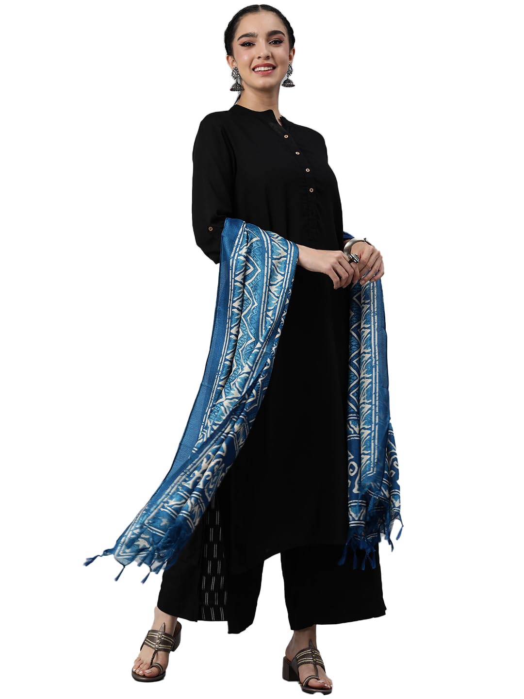 RANI SAAHIBAWomen's Art Silk Dupatta