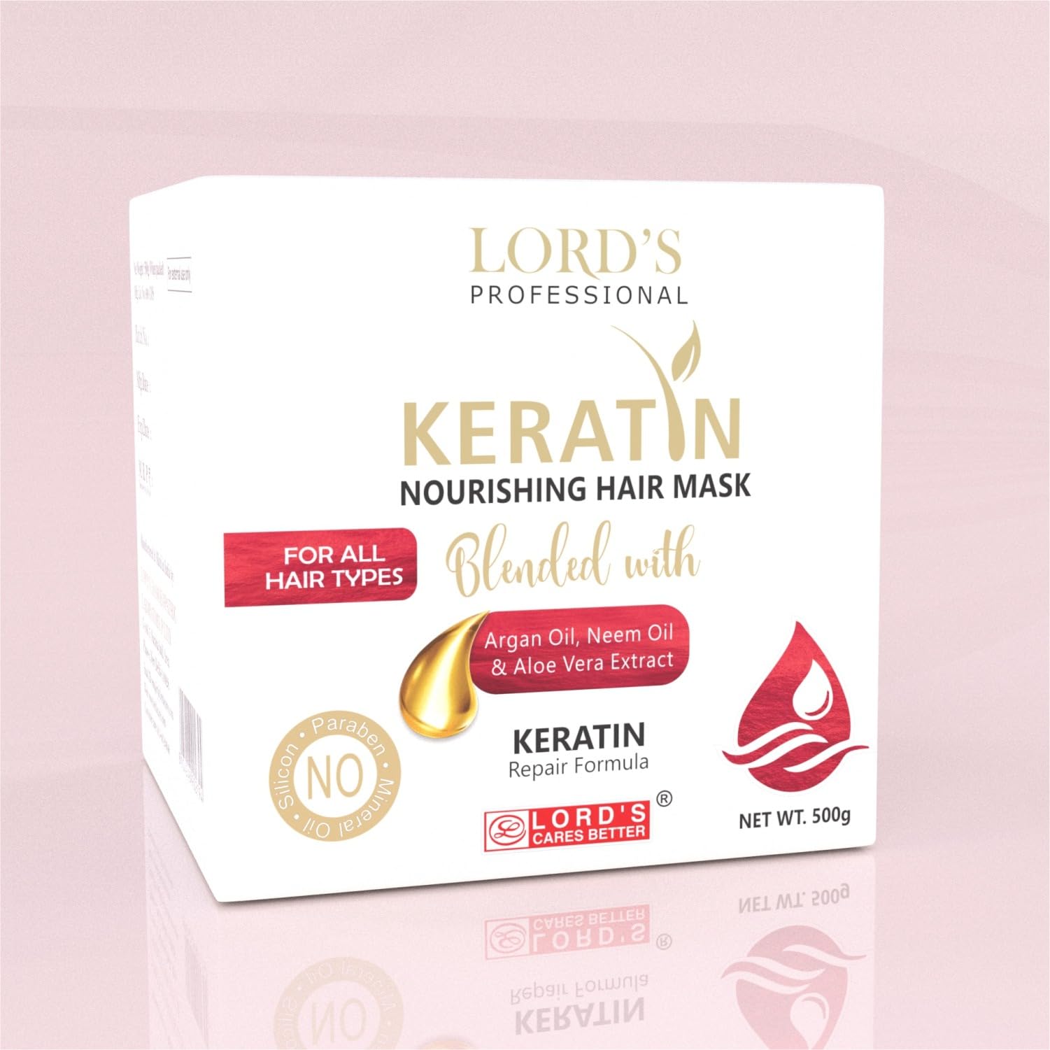 Lord's Keratin Nourishing Hair Mask with Argan Oil-image-10