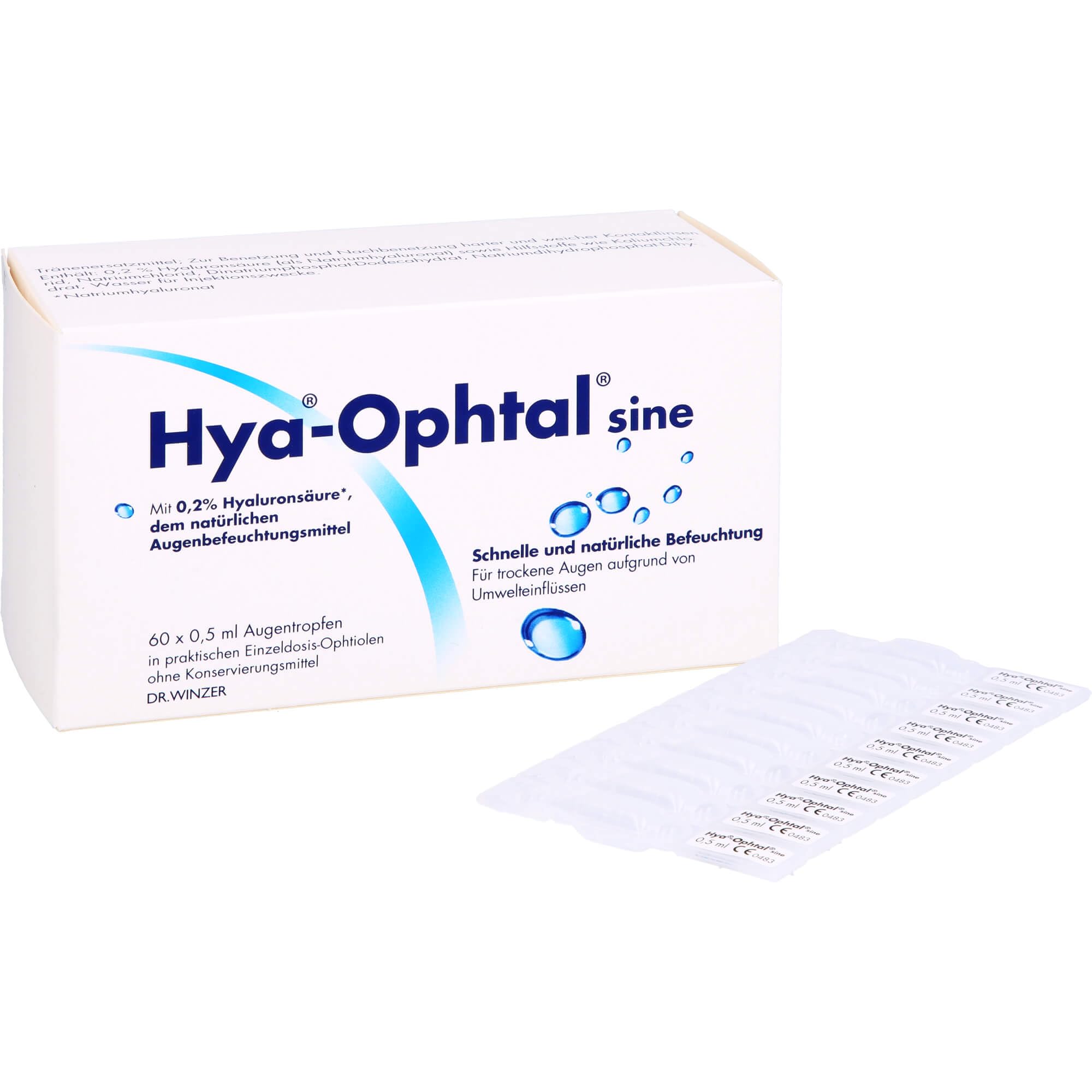 HYA OPHTAL sine Augentropfen 60X0.5 ml