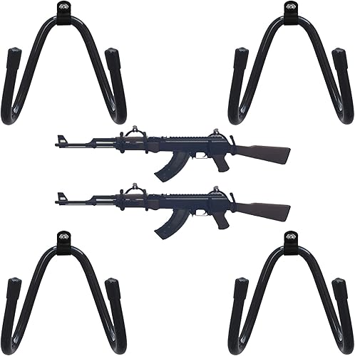 Pmsanzay Shortgun - Soporte de pared para rifle (soporta hasta 50 libras, sin pistola, sin rifle)