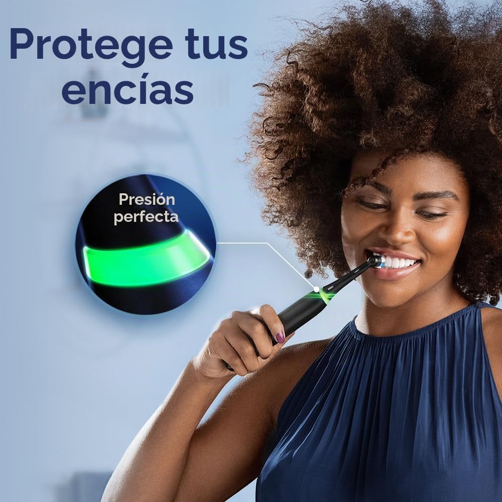 Oral-B iO Series 3 Cepillo de dientes eléctrico con (1) cabezal de cepillo, recargable, color blanco