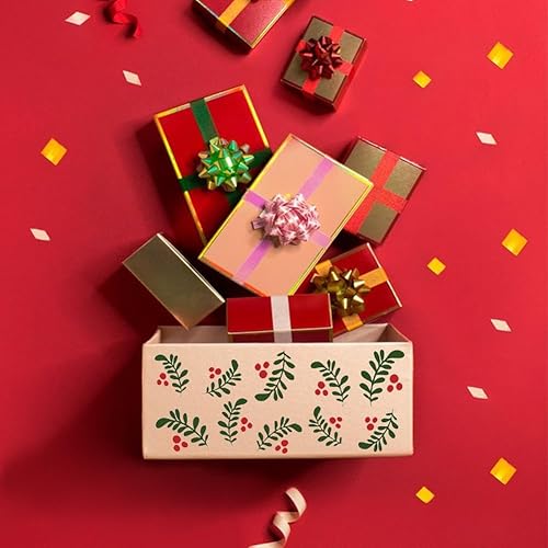 Miniatura 5 de Adhesivos de transferencia de Navidad UV DTF, etiqueta de transferencia de envoltura de copa UV DTF, Santa Claus impermeable envolturas de vasos