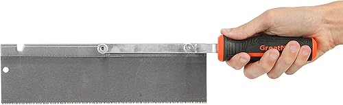 Miniatura 5 de GreatNeck 74035 - Sierra de cola de milano pivotante de 10 pulgadas, sierra de carpintería, sierra de carpintería para carpintería, sierra de cola