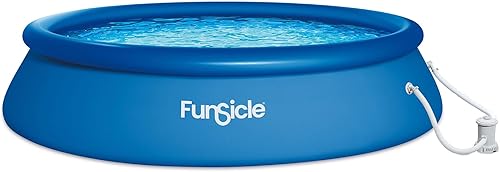 Miniatura 7 de Funsicle Anillo inflable redondo de 15 x 36 pulgadas con bomba y filtro de cartucho tipo D