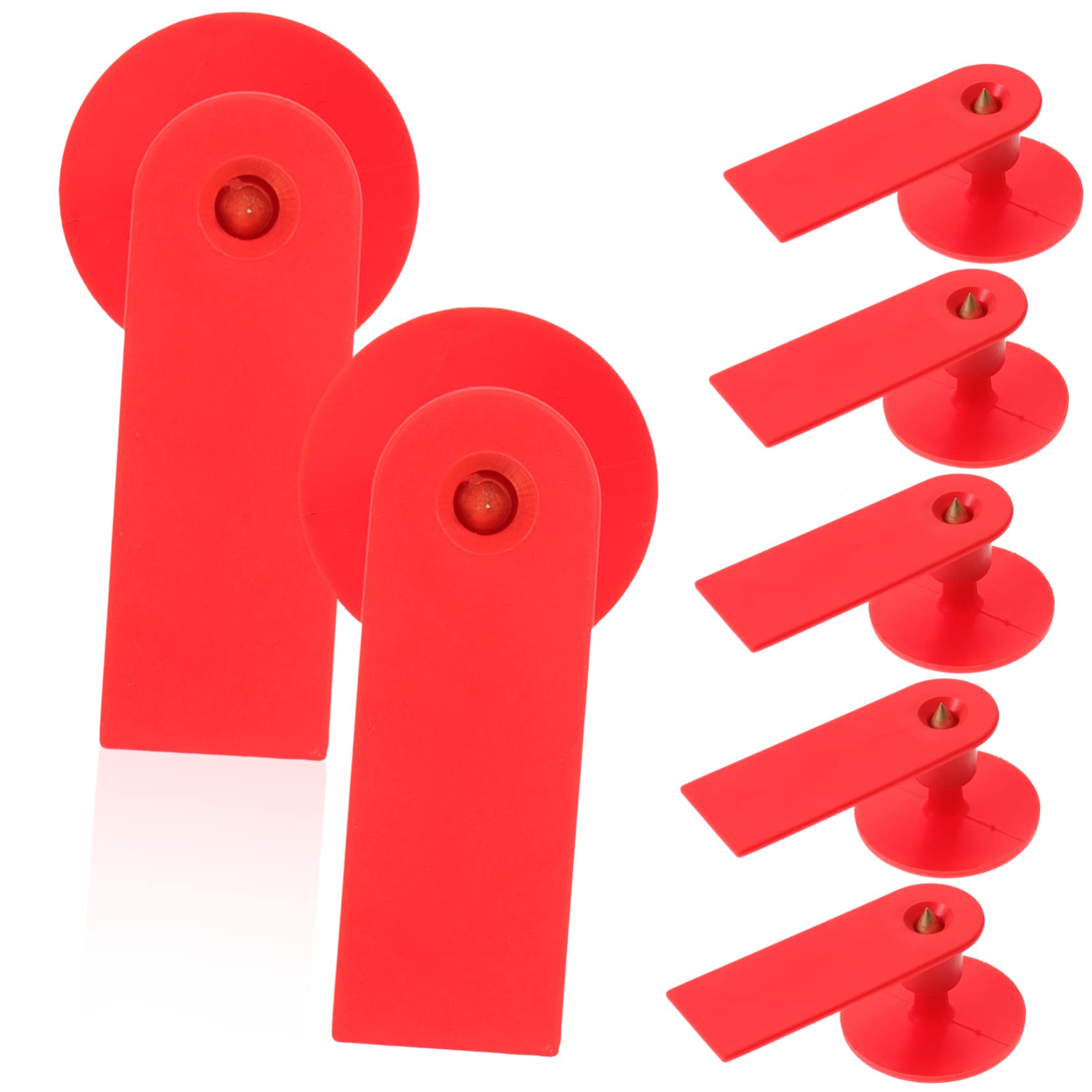 Garneck 100pcs Livestock Ear Tags for Cattle Sheep and Goats Lightweight Easy to Use Animal Identification Tags for Livestock Management