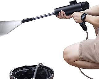 73HA73 Pistolet de Lave-Auto sans Fil Haute Pression Portable Nettoyant Générateur de Mousse Machine Électrique Rechargeable Pulvérisateur 30 Minutes D'autonomie de la Batterie,