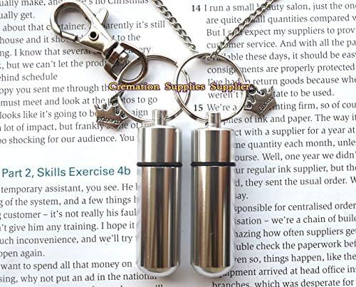 Princess Urn Cremation Necklace and Keychain Jewelry - Princess Cremation Necklace Jewelry -Ashes Necklace Jewelry - Memorial Jewelry-Princess Cremation Locket