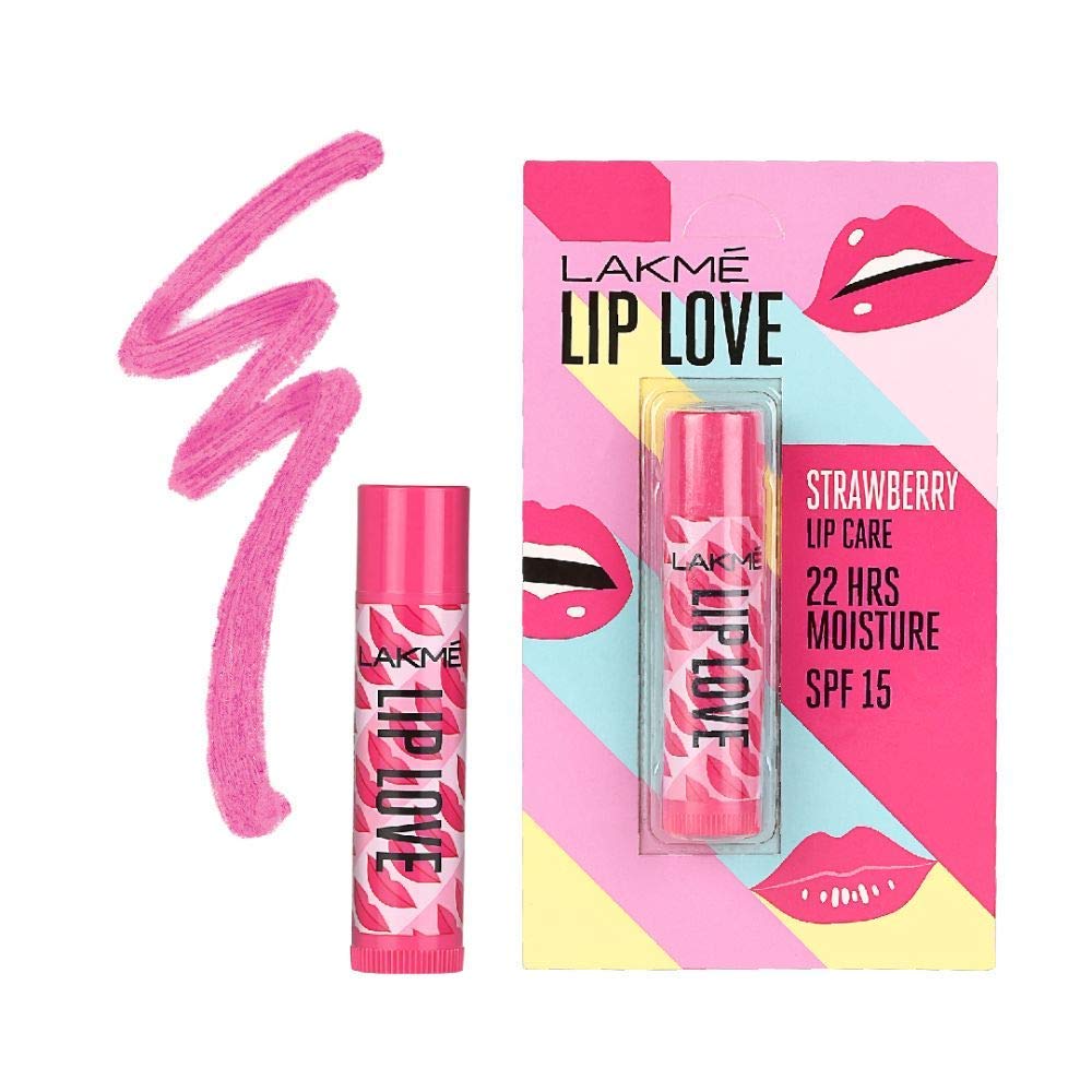LAKMÉ Lip Love Matte Chapstick Strawberry_Pack2 Strawberry (Pack Of: 2, 9 G)-image-48