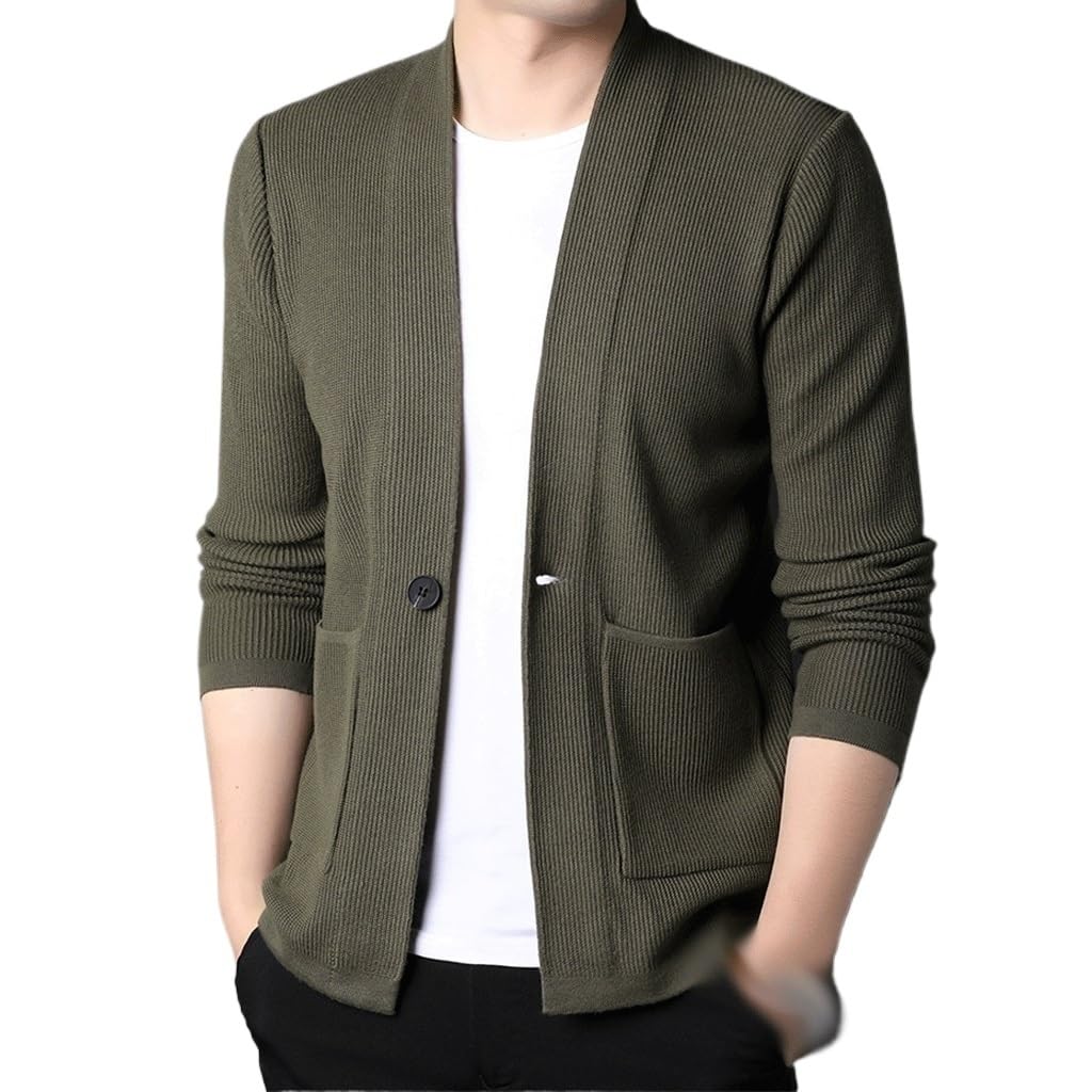 Tricots hiver bouton cardigan pull décontracté manteaux veste 4XL
