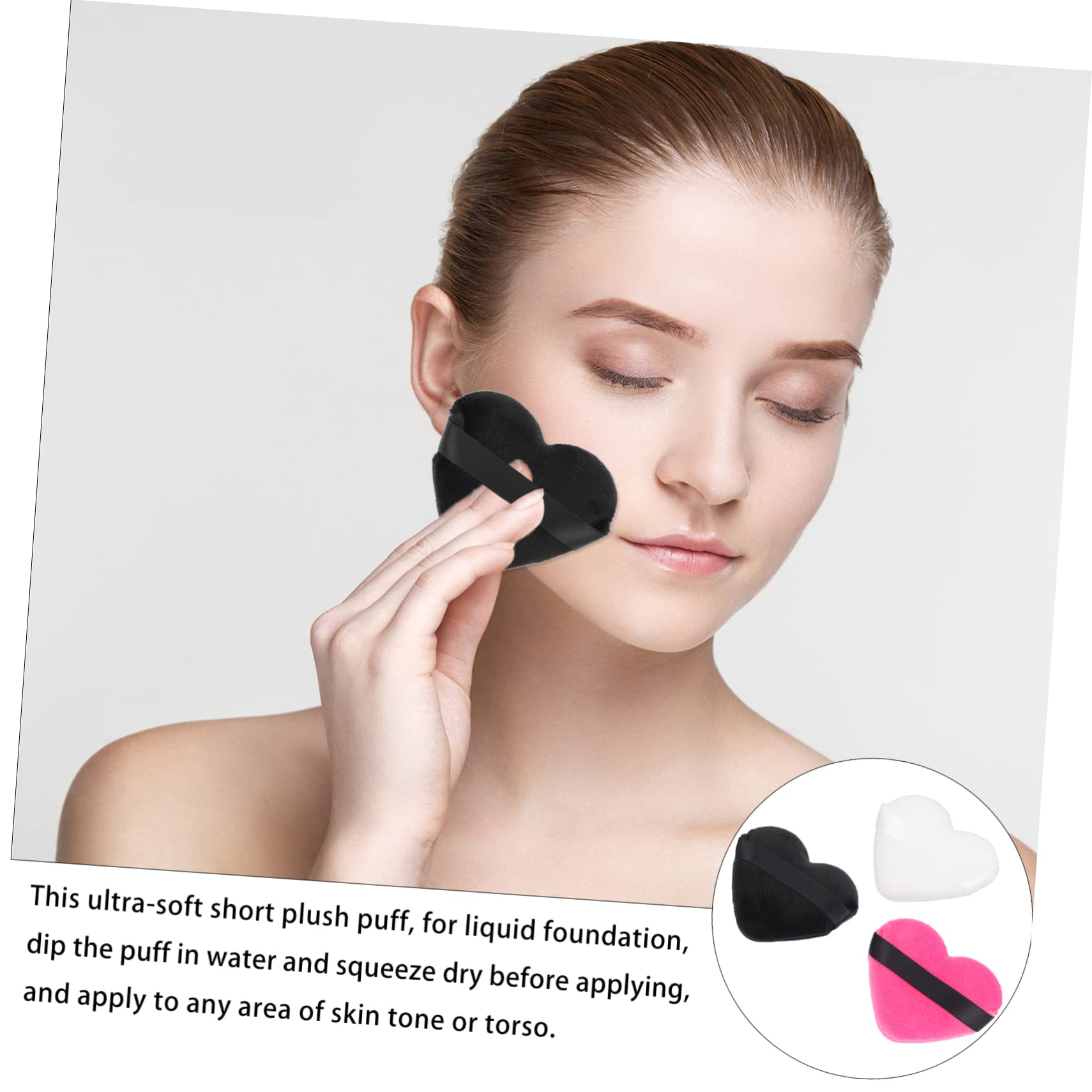 MAGICLULU 3 Set Di Spugne Per Il Trucco Del Viso Gentle Touch Per Occasioni Speciali 9 Pezzi * 3