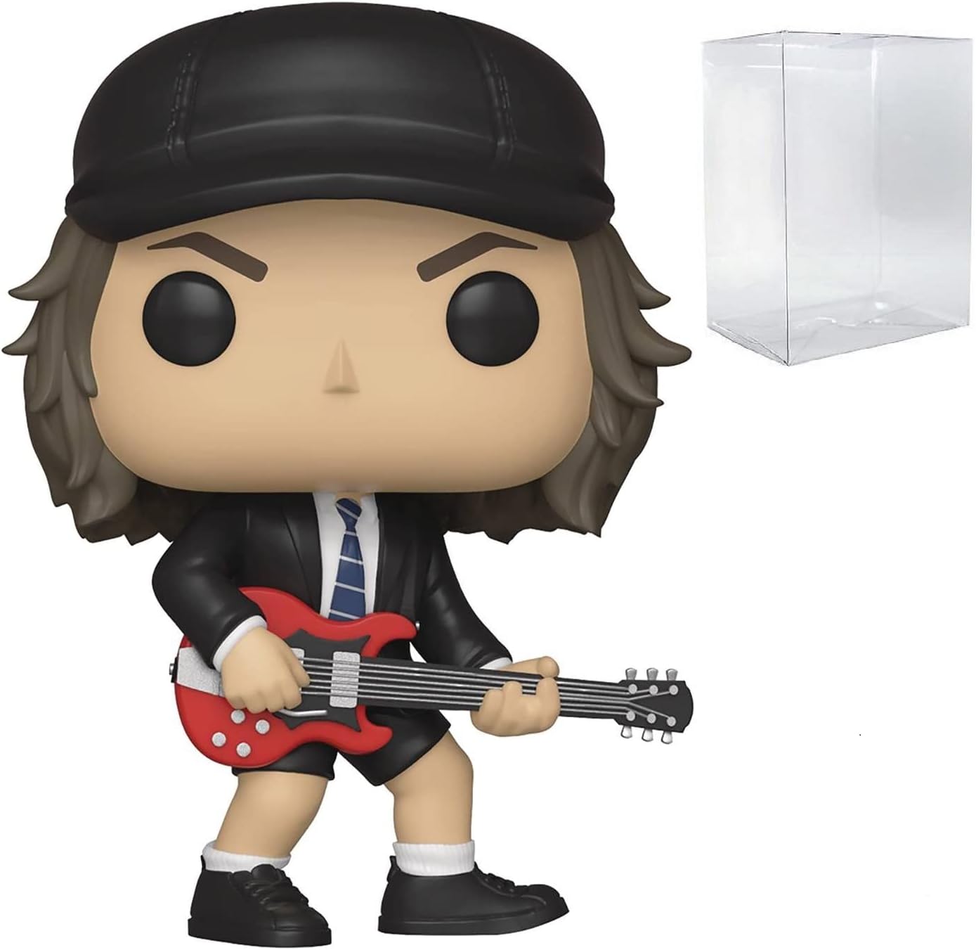 Amazon.com: Funko AC/DC - Angus Young Pop! Rocks Vinyl Figure (Bundled ...