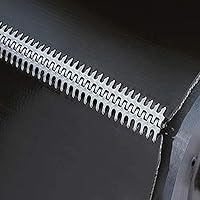 Vista 3 de Flexco 10115 15-24 Cordones de acero de cocodrilo con pasador de bisagra corrugado de acero (24")