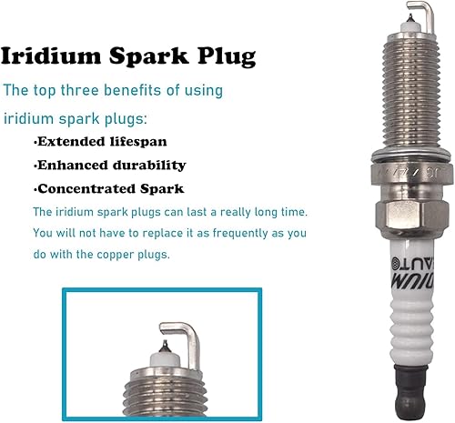Miniatura 7 de Paquete de bobinas de encendido UF535 2729060060 y bujías de iridio 95983 Juego de 6 para Mercedes-Benz E300/350, C280/300/350, ML350, R350, SLK350