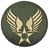 US Air Force Army Military Jacket Vest Star Wing Sew Iron on Logo Emblem Embroidered Badge Sign...