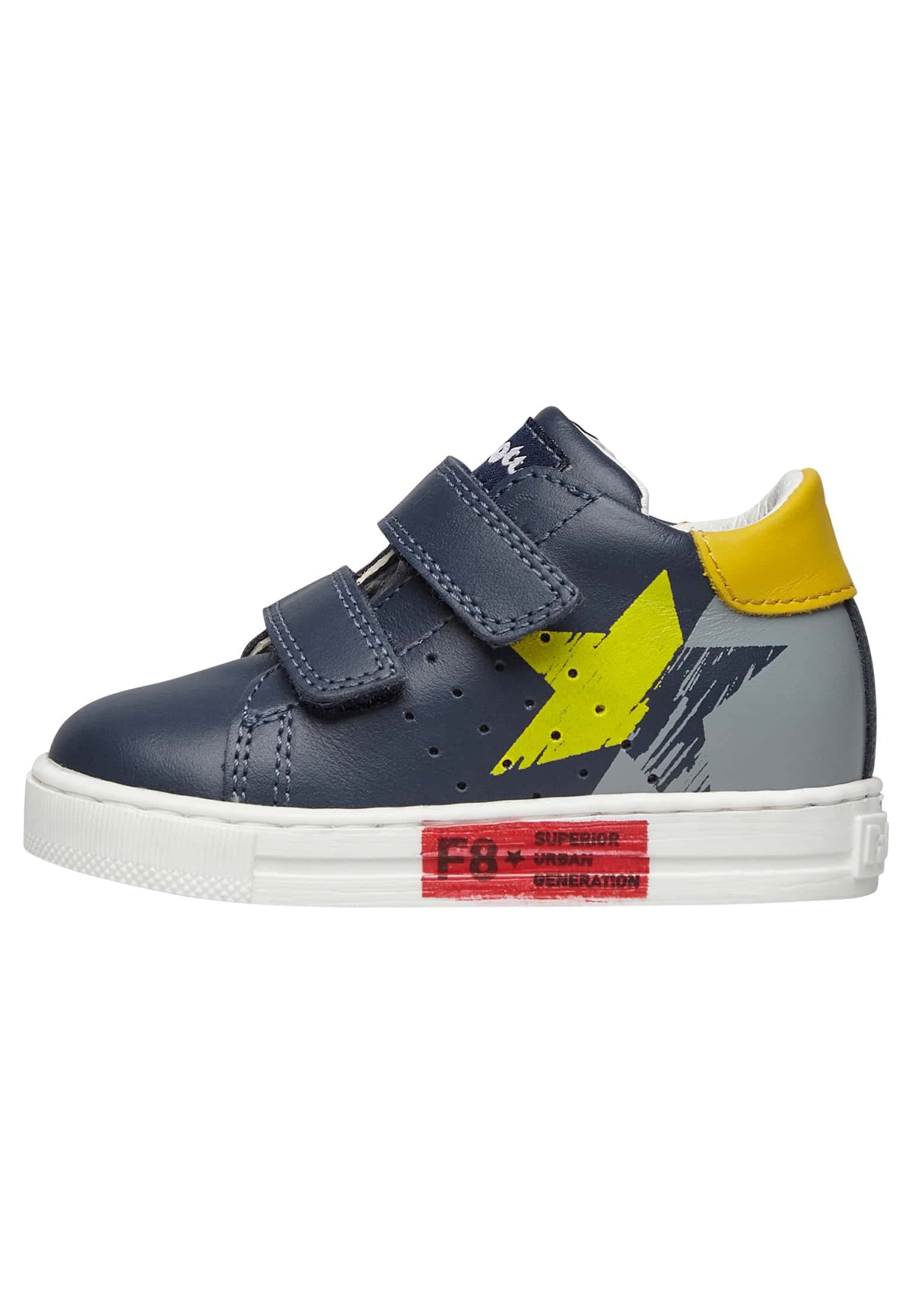 Falcotto EDIGE VL, Sneakers, Navy-Yellow, 26 EU